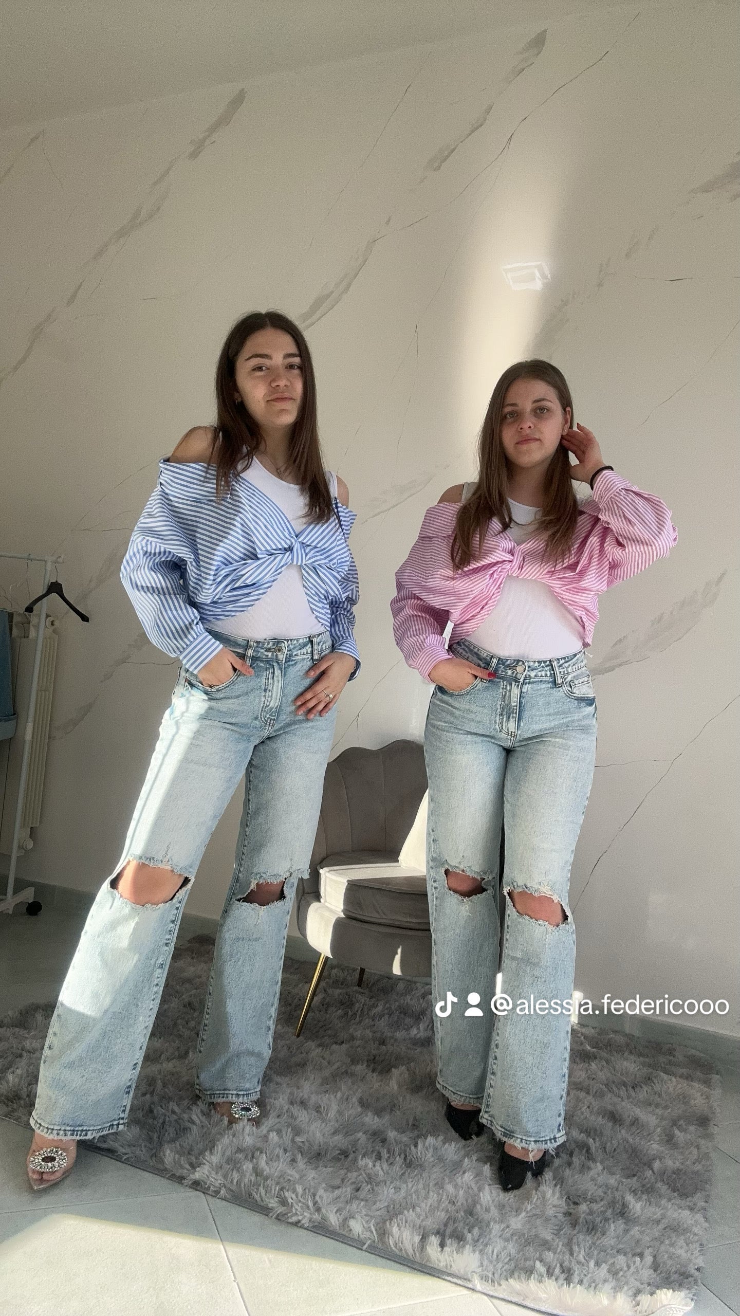Top con camicia