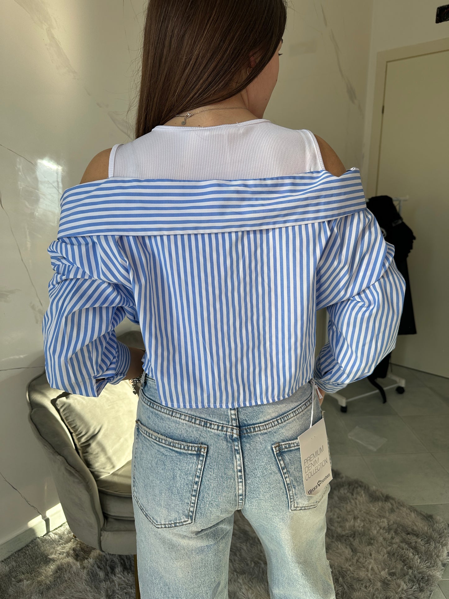 Top con camicia