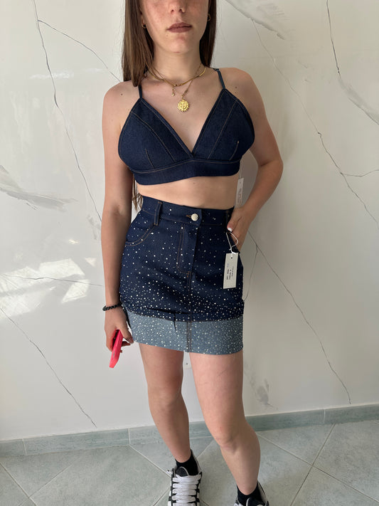 Coordinato jeans diamond