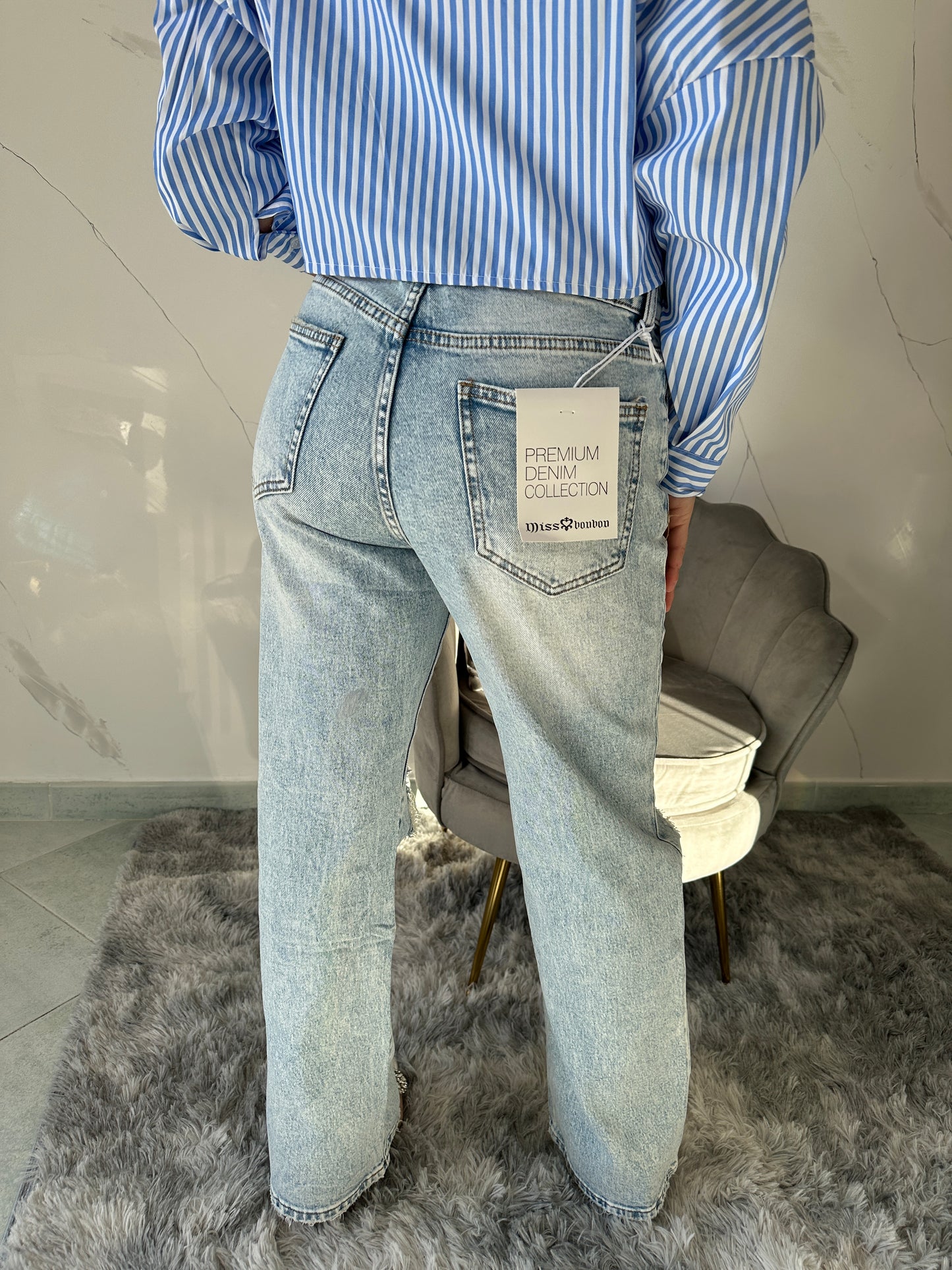 Jeans con trappo